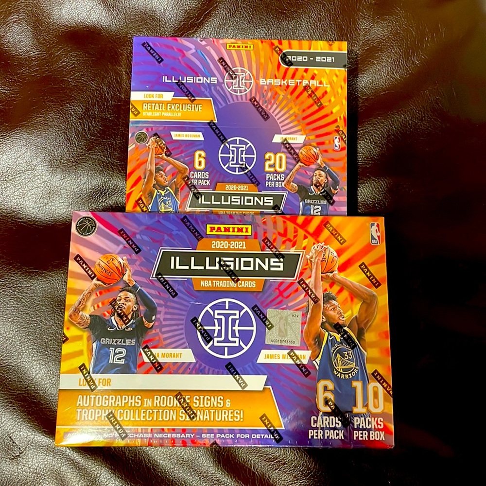 NEW PANINI ILLUSIONS 2020-21 MEGA & RETAIL BOX BUNDLE FACTORY SEALED 30 PACKS!